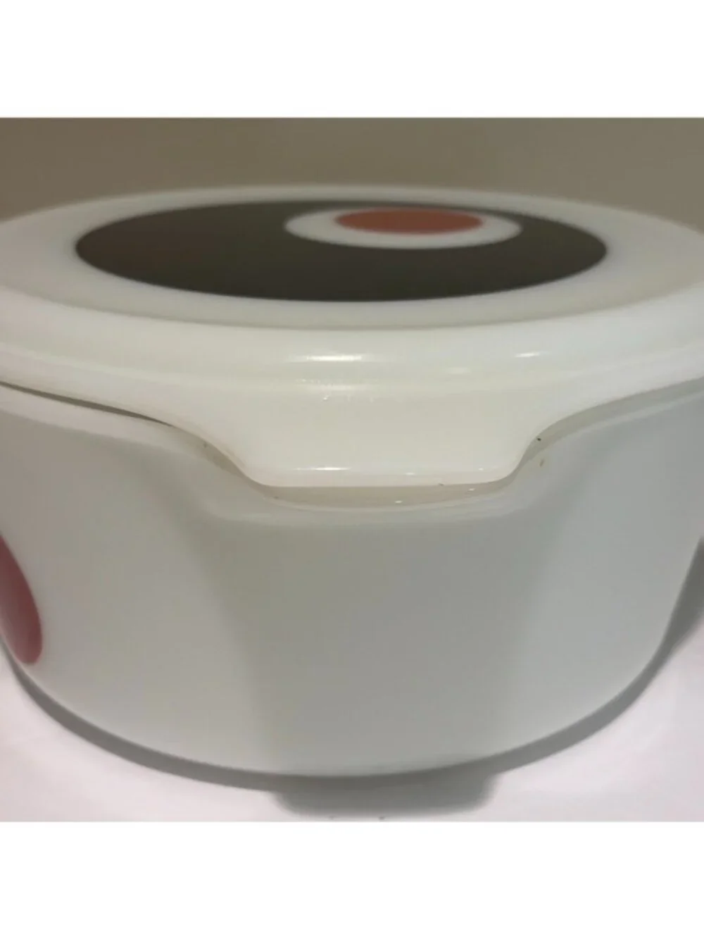 Vintage Pyrex Moon Deco Casserole Dish & Lid 2.5 Quarts 475-B Limited Ed 1971